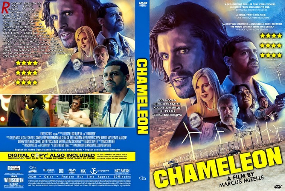 MarcusMizelle's tweet photo. Fan-made dvd art for #chameleonthefilm  🙌🤷🏻‍♂️ https://t.co/qV7uSGRdRl