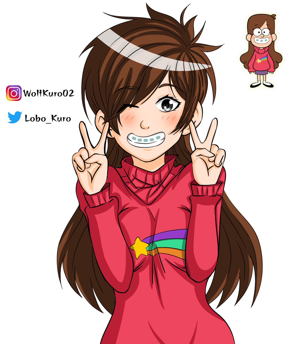 Lobo_Kuro's tweet photo. Probando algo nuevo xD
Follow in Instagram ♡ (@Wolfkuro02)
#anime #cartoon #mabelpines #mabel #gravityfools #r18 #fanart #dibujo #drawing #draw #sketch #boceto #digitalart https://t.co/buxbUsH1fa
