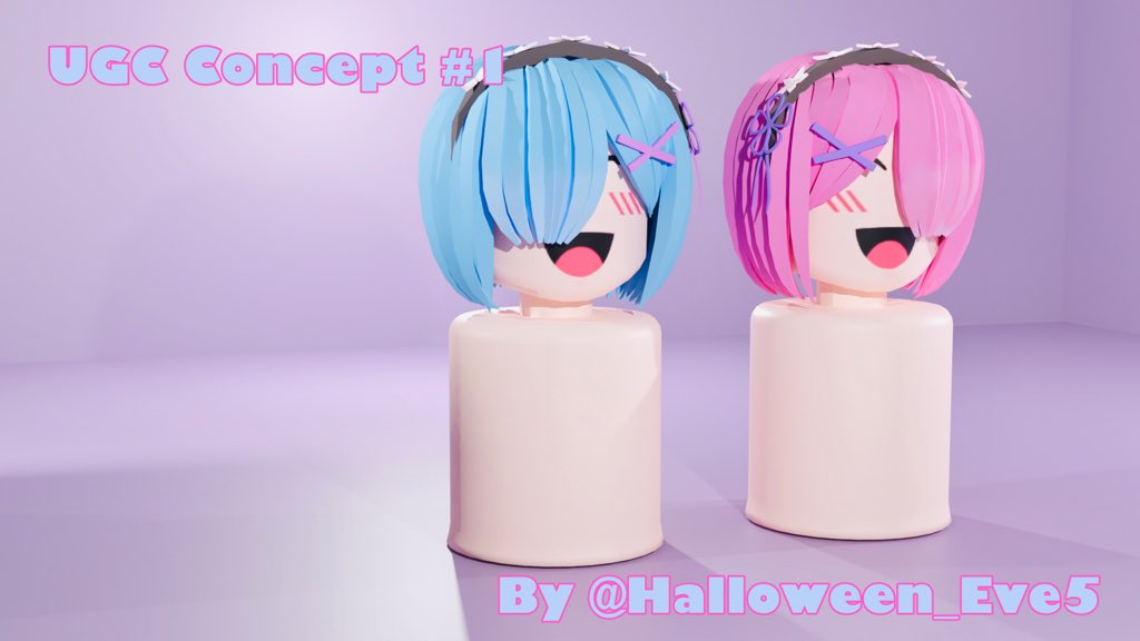 Halloween Eve On Twitter Yay My First Ugc Concept I M Sooo Happy This Hair Is Rem And Ram Hair From Re Zero Roblox Roblox Ugc Robloxugc Ugcconcept Robloxhair Animehair Robloxugc Roblox Https T Co Ghbyqsww7o - roblox ram