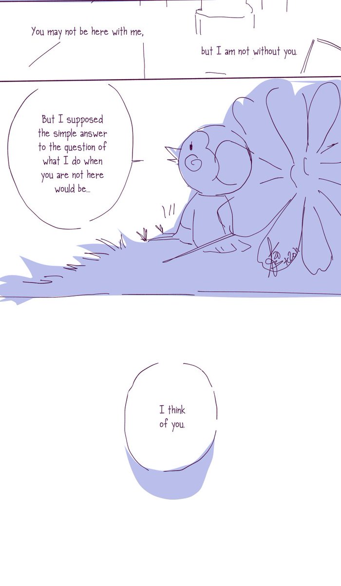 I& #39;ve been loving these poignant and bracing Animal Crossing comics from Tumblr user Semi. They do the impossible of being heartfelt without becoming schmoopy or cloying. I& #39;d like to share some of my favorites in this (THREAD).Visit Semi& #39;s site:  https://animauxing.tumblr.com/