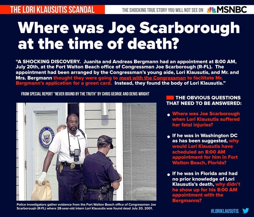 26.  #QAnon 28 year old females often fall dead in offices by themselves with skull fractures, right?  https://wikispooks.com/wiki/Lori_Klausutis  #Q