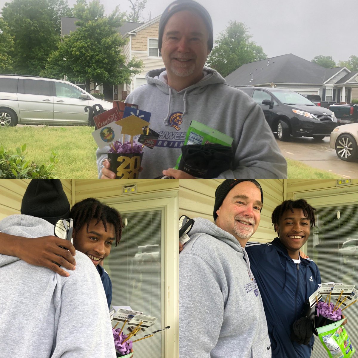 Our family was very proud to adopt Qua Allison as our 2020 Trojan Graduate!  Looking forward to watching him become the man we know he can be. 💜🏀🙏