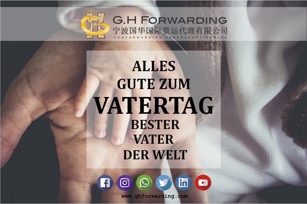 huang_janette's tweet photo. HAVE THE BEST FATHER'S DAY EVER.
💖Frohes Vatertag💖
#Germany #FathersDayGifts #father #seafreight #ghforwarding #YourAgentInChina https://t.co/bvPmbsj6mo