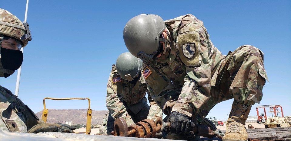 RSS11thACR's tweet photo. Packhorse Troopers getting after some railload training in preparation for rotation 20-08.11. https://t.co/1oKbDyl8wl