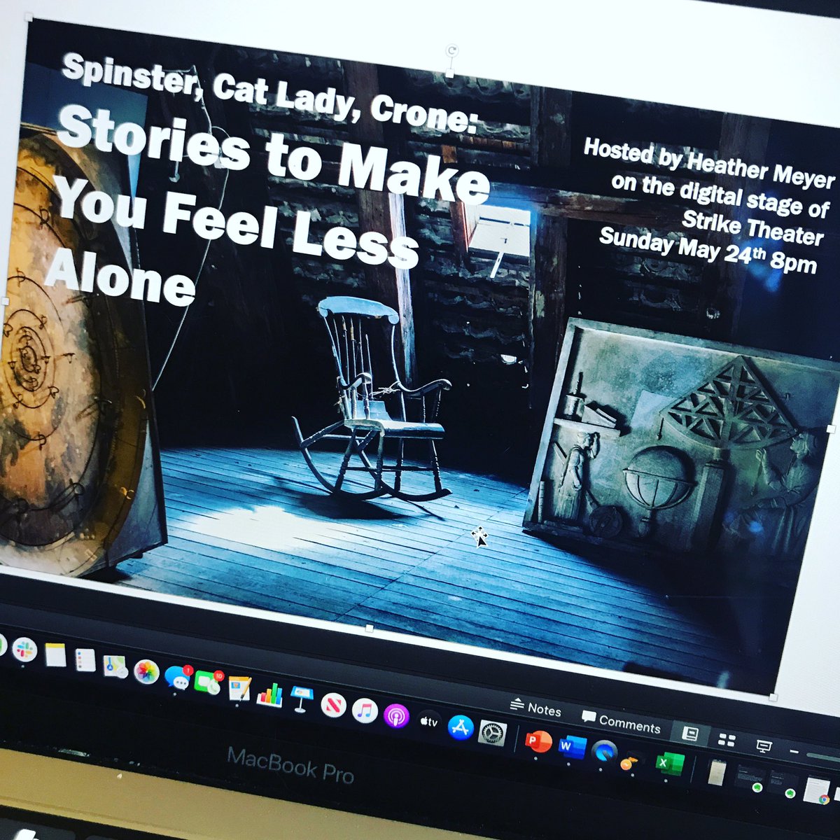 Remounting, revamping, revisiting my favorite storytelling show hosted by me SPINSTER, CAT LADY, CRONE in the <a href="/StrikeTheater/">StrikeTheater</a> FB page May 24.