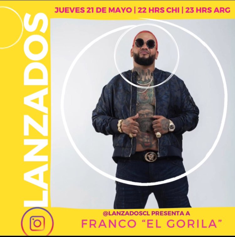 _NaKeR_'s tweet image. ¡Lo prometido es deuda!
Mañana tendré el honor de entrevistar a #FrancoElGorila desde el Instagram de @Lanzadoscl desde las 22 horas.
¡Más Lanzados que nunca!