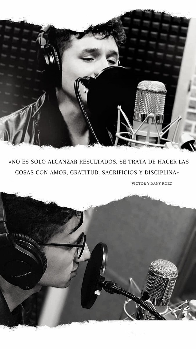 "La música es el resultado de un complemento de emosiones y experiencias que nos hacen vivir" 🖋️@victorydanyroez 🎧🎶 sigue conectado a los Hermanos Roez  y espera pronto sus nuevos lanzamientos musicales y sus obras de arte #music #love #world #comunidadroez
#Roez