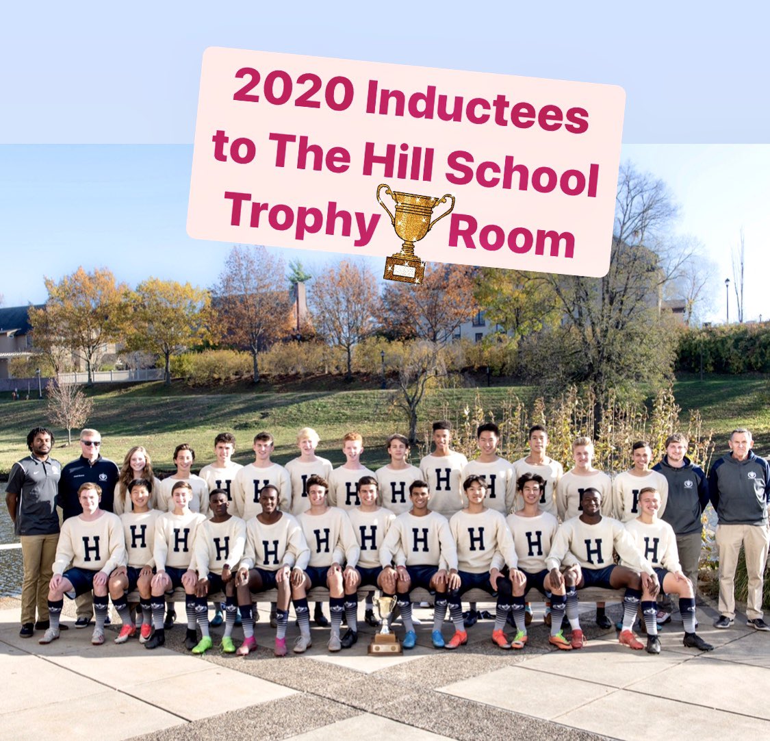 Congratulations to the Boys’ Soccer team for being voted into the prestigious Hill School Trophy Room for 2020. Thank you to our coaches, captains, players and managers for a true team effort. #HILLPRIDE