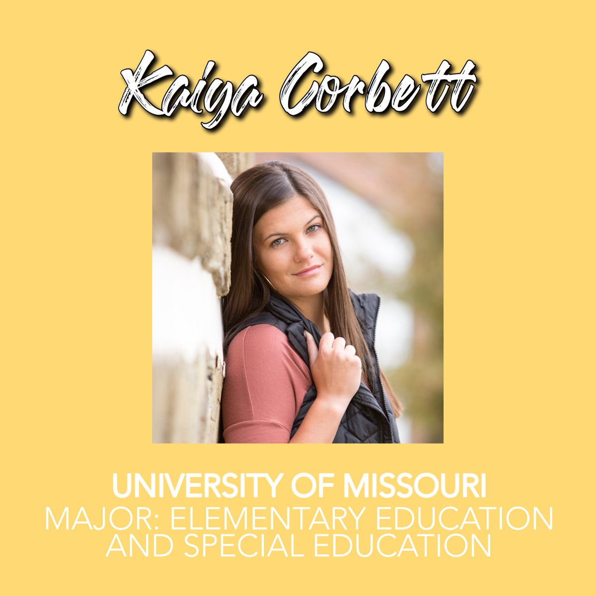 Senior Spotlight: Kaiya has been in Holt’s Student Council for 2 years now! She served as our 2019-2020 Vice President! Kai plans to further her education at Mizzou, where she will major in Elementary/Special Education! We wish you the best of luck! #ClassOf2020 <a href="/c_kaiya/">kaiya corbett</a>
