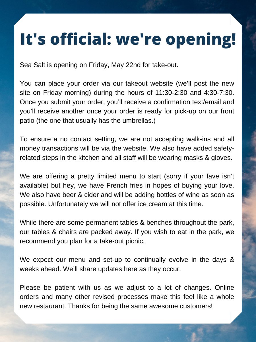 Sea Salt Eatery tweet media