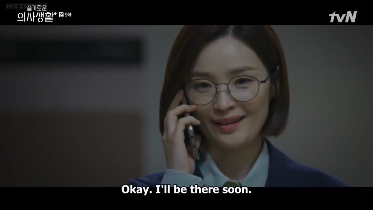 from ep 9  Ikjun waited hours for Songhwa— look at her smile.   #Iksong  #HospitalPlaylist