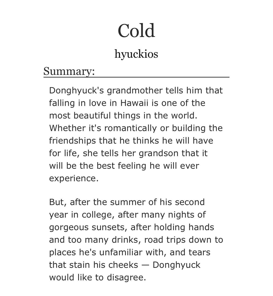 Cold Markhyuck Welcome To My Chaptered Fic You re In For A Very Long cold-markhyuck-welcome-to-my-chaptered-fic-you-re-in-for-a-very-long