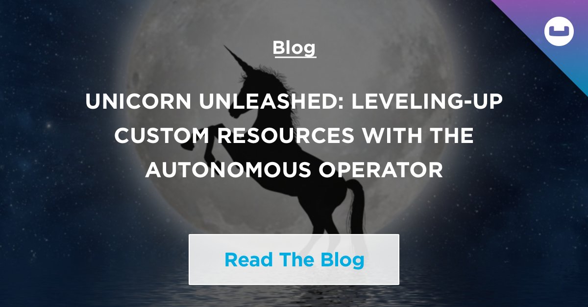 hutton647's tweet image. RT @couchbase: Unicorn is the internal code-name for #Couchbase #AutonomousOperator 2.0. For a release this large in scope we wanted something mythical & fantastical to sum up the sheer effort and passion that was put into it. bit.ly/3d28Urj