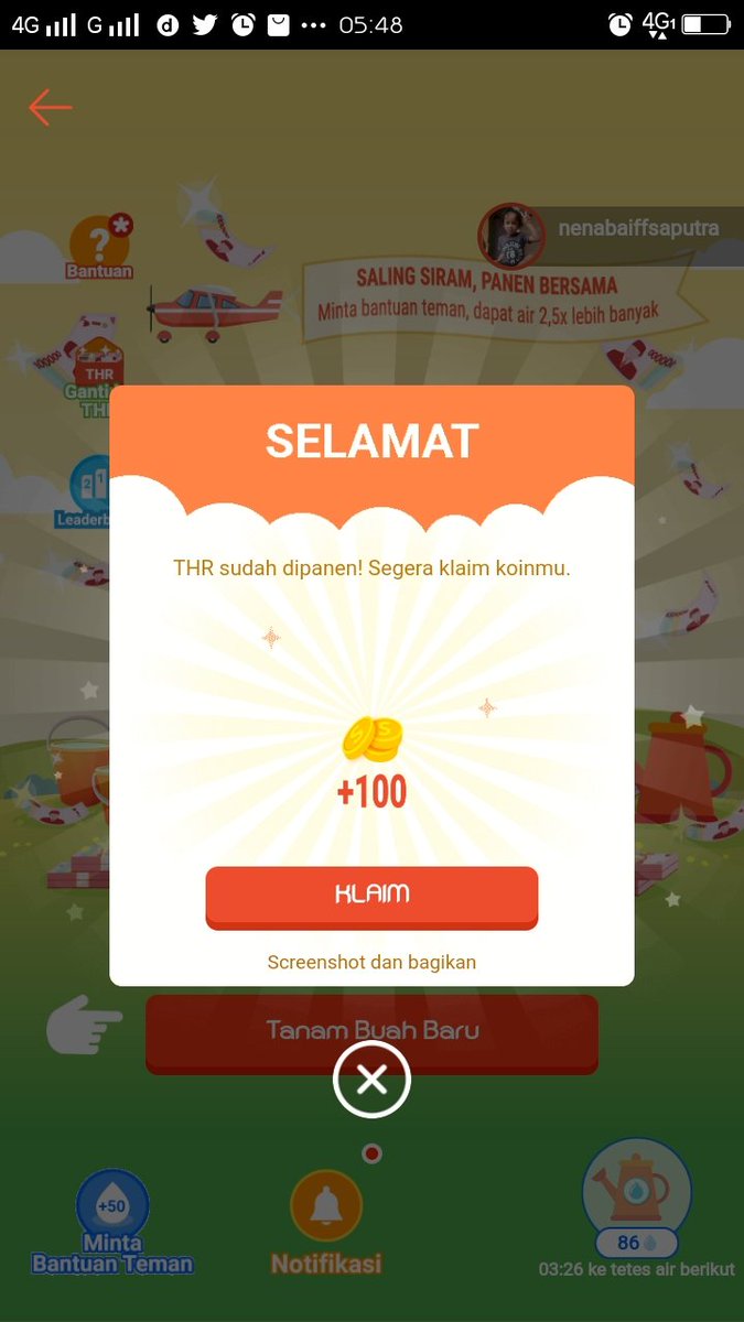 chykotume's tweet photo. Bissmillah panen
210l.05.2020
#ShopeeTanamTHR10M #ShopeeTanamTHR10M #ShopeeTanamTHR10M #ShopeeTanamTHR10M #ShopeeTanamTHR10M #ShopeeTanamTHR10M #ShopeeTanamTHR10M #ShopeeDariRumah #Shopeetanam #ShopeeID https://t.co/kccHcgXJrV
