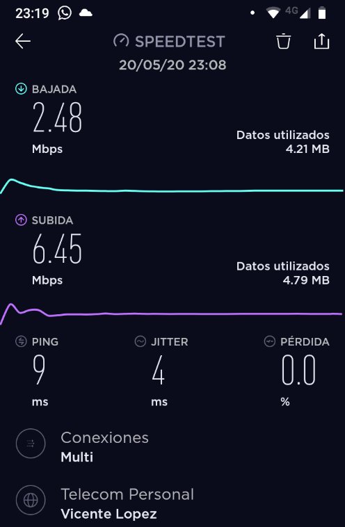 legilioli's tweet photo. @CableFibertel es nefasto... me facturan por una conexión de 50Mbps pero el servicio no llega a cumplir ni el 5% de lo prometido https://t.co/tXcg7FTFWp
