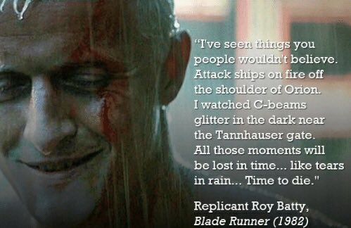 Movies use rainfall to create heightened atmosphere, drama & a sense of foreboding & a symbolism of human tears.One of the most famous soliloquies in the history of cinema, is spoken by a replicant in the pouring rain at the end of Blade Runner: