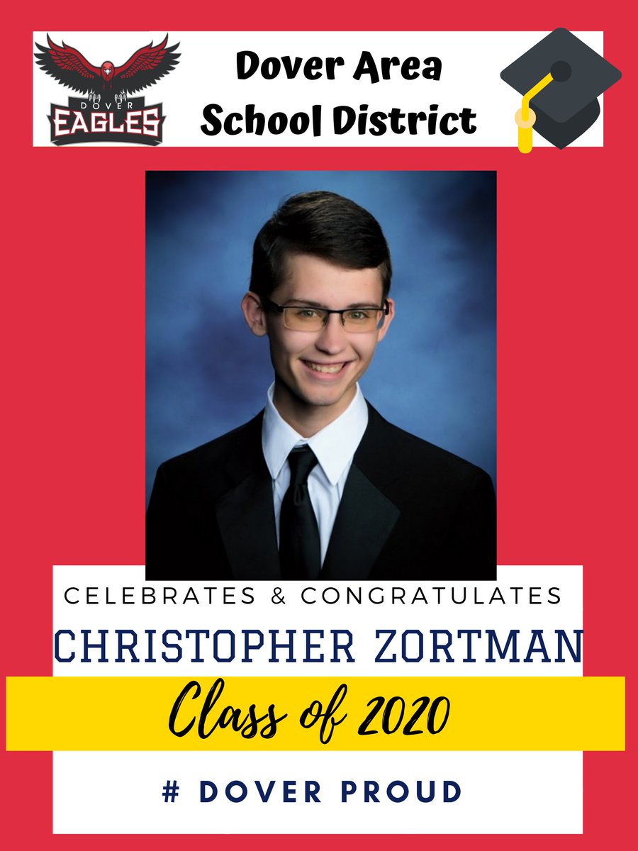 Weakland_DAHS's tweet photo. One of the DAHS seniors. We celebrate you, Chris Z! Class of 2020 #DoverProud @DoverSD @dasdhighschool
 #seniorstrong https://t.co/gkm2w3in3d