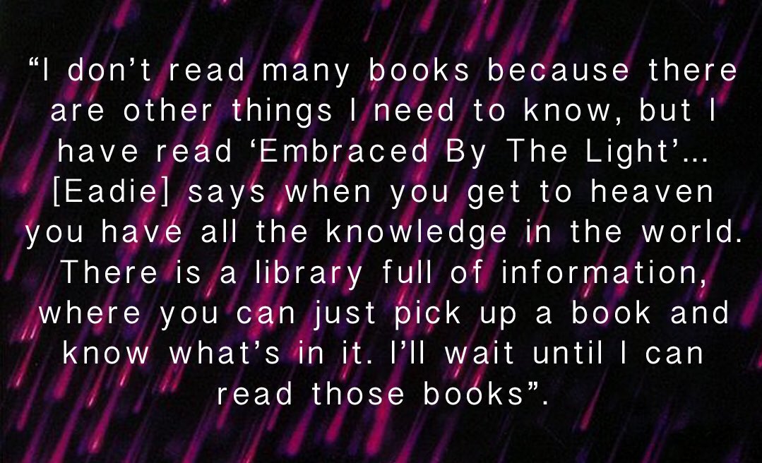 I didn’t totally discount this theory & there appears to be some purchase to it because of what Prince said about a book he refers to which was one of his favourite books. [However this book was published in 1992 after the Purple Rain era].