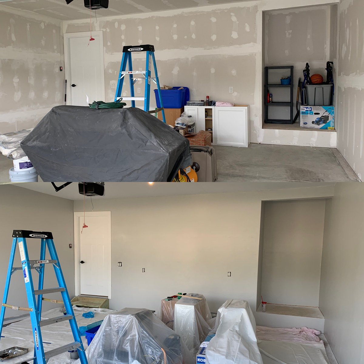 lisastromgolf's tweet image. Before and After. #covidprojects