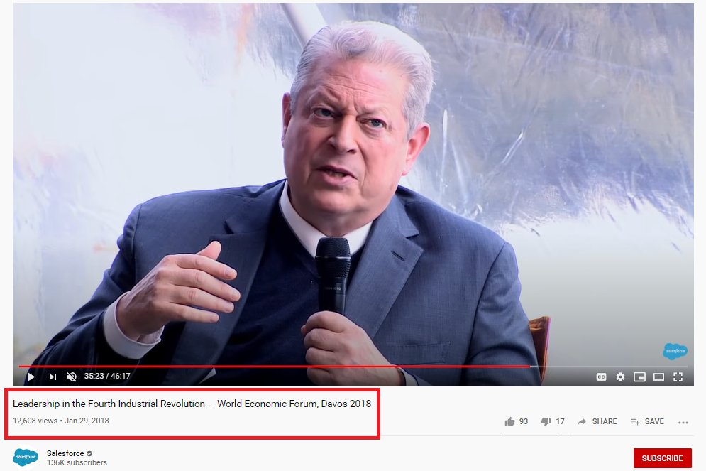 Cont'd:HORIBAIBMIDEOInter-American Development BankNetflixNTT CorporationSberbank Recall that TIME was purchased in Sept 2018 by Salesforce founder CEO Marc Benioff. Benioff:  #WEF Board of Trustees & inaugural chair of the Center for the  #4IR. https://www.weforum.org/agenda/authors/marc-benioff/