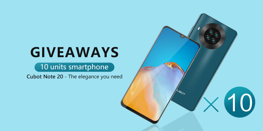 Cubotphone's tweet photo. Wow! Again 10 units Cubot Note 20 giveaway is coming, Wanna be the first to get the phone? Join us
✅Add to cart to be notified👉https://t.co/H6Ww9eN0A7
✅10 winners giveaway🎁#CubotNote20 https://t.co/dHK8DOapVo
#CubotNote20#Giveaway#Free https://t.co/sGxW7FjmA3