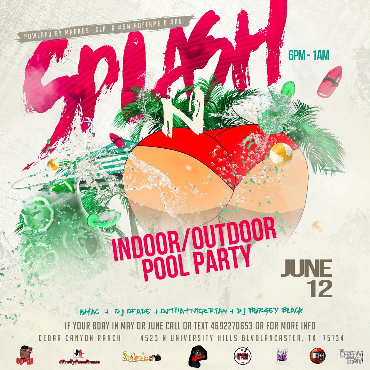 RedTakeoff's tweet photo. #SplashNAss

2 parties in ONE 🤯🤩🥳 https://t.co/VRDzs0lm44