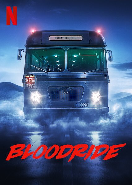 • Bloodride •(Netflix | Horror | 2020— | 1 season—)Serial antologi asal Norwegia yang menceritakan kisah-kisah horror dengan sub genre slasher/gore, thriller, dan psychological. Tiap episode beda cerita dan nggak berhubungan satu sama lain.