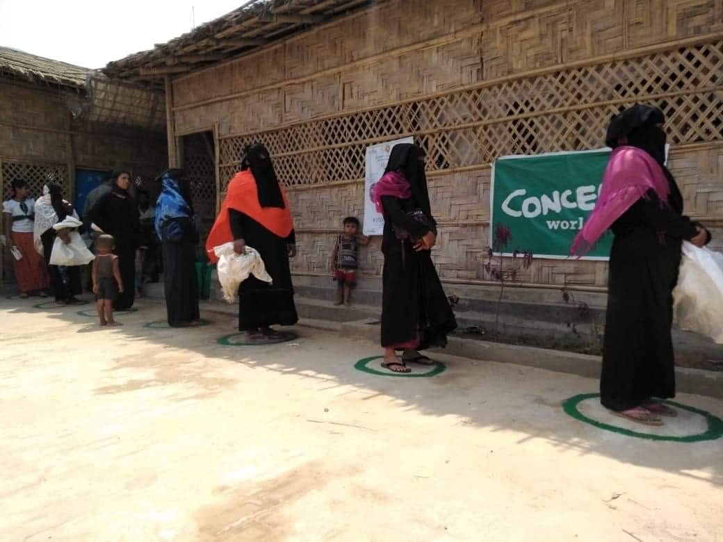 #SocialDistancing taking place in #refugees camps. Very similar to what you might see in an average town or neighborhood in any country. #AllInThisTogether