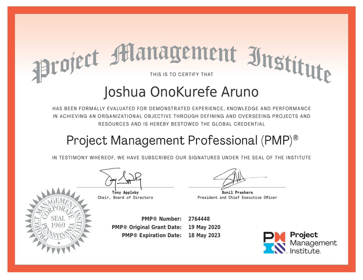 EducataLlc's tweet photo. #educata family congratulate our alumni Mr. Joshua on his completion of #PMI #PMP certification.
https://t.co/1M9RUi3sel
#Projectmanagers #projectmanagement #pmpcertification #projectmanagementprofessional #ProjectManager https://t.co/VIYf4bZv6C