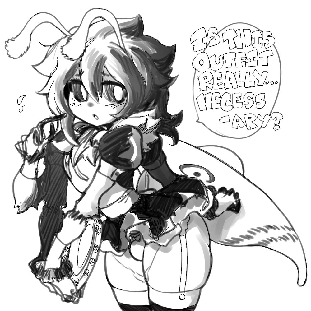 A mothy maid Breun for @MothVerKa! 