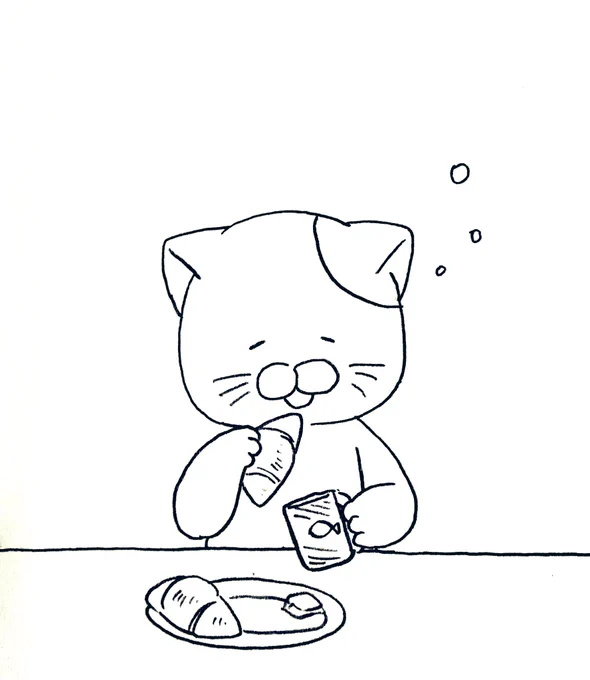 眠気と食欲のネコ 