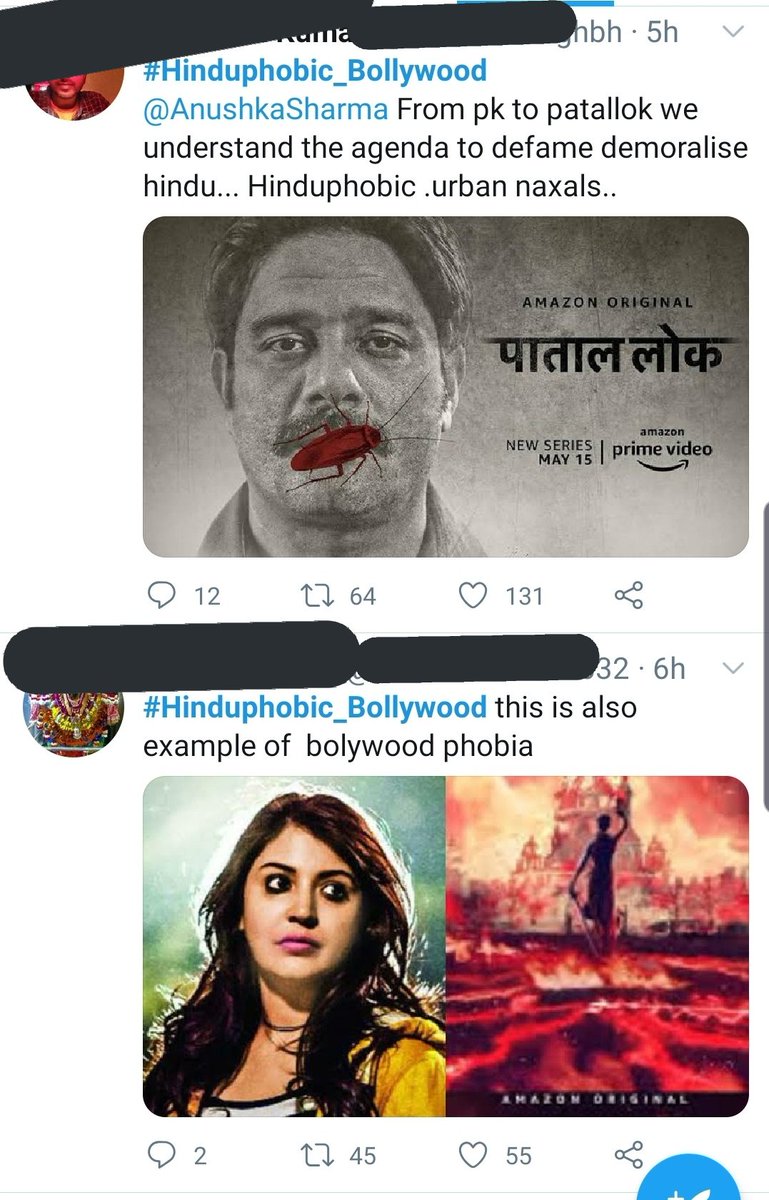 This hashtag was trended because of  #PatalLok which they feel is HinduphobicThey began by trolling  #PataalLok producer  @AnushkaSharma & then  @imVkohliSoon it became about the entire bollywood & usual suspects came on their radar, like-  @sonamakapoor &  @ReallySwara2/8