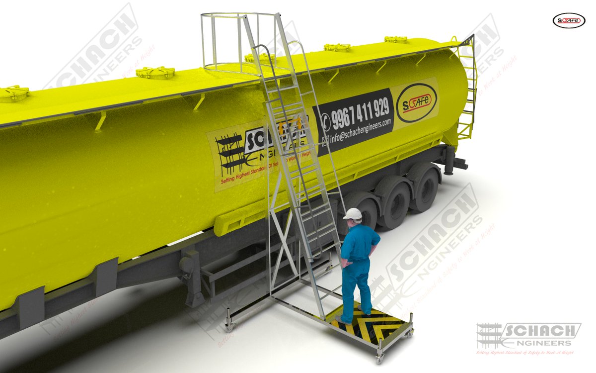 SchachEngineers's tweet photo. Tanker Ladder_SCHACH

Here is a solution for any oil &amp; gas industry out there and many other industries that work with tankers filled with fluids or other substances.

#oilandgasindustry #oilandgas #cementindustry #chemicals #safetysolutions #safety #SCHACHEngineers #workatheight https://t.co/AwYxQwfS02