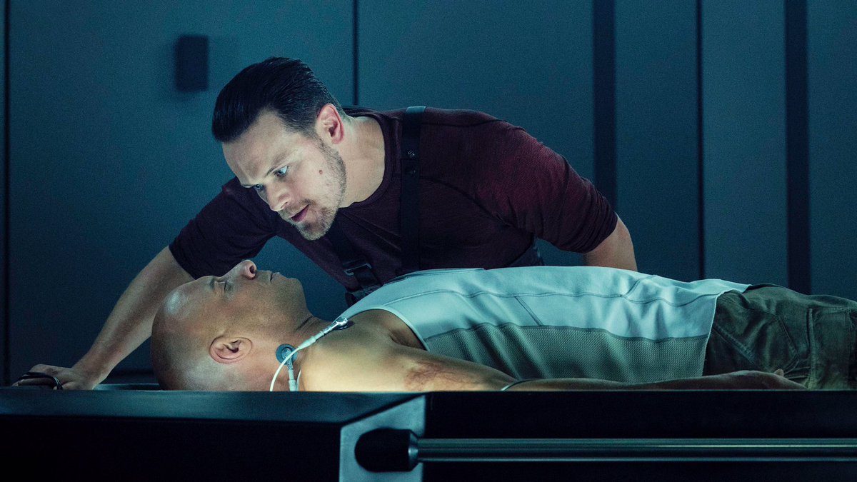 Sam Heughan giving Vin Diesel a piece of his mind in Bloodshot.
Hopefully I will get to work with Sam again some day again, a fantastic person on and off set.
.
📸 @grahambart 
#samheughan #vindiesel #bloodshot #moviestills #unitphotographer