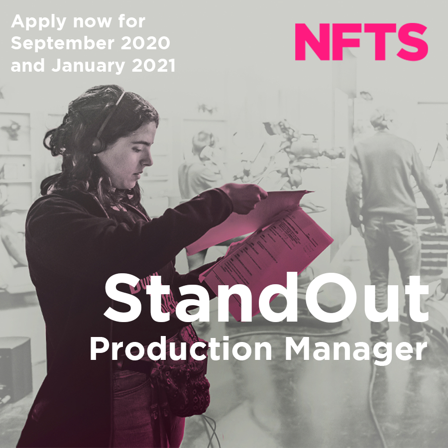 NFTSFilmTV's tweet photo. Today's @NFTSFilmTV #standout course is
 
#ProductionManagement Diploma
🎬Work to industry standards using professional processes on real productions
🎬Delivered in partnership with BBC
🎬Full production costs met by NFTS
 
More info: https://t.co/JXVxmI2T9f
 
#StandOutwithNFTS https://t.co/vcN4TV7weq