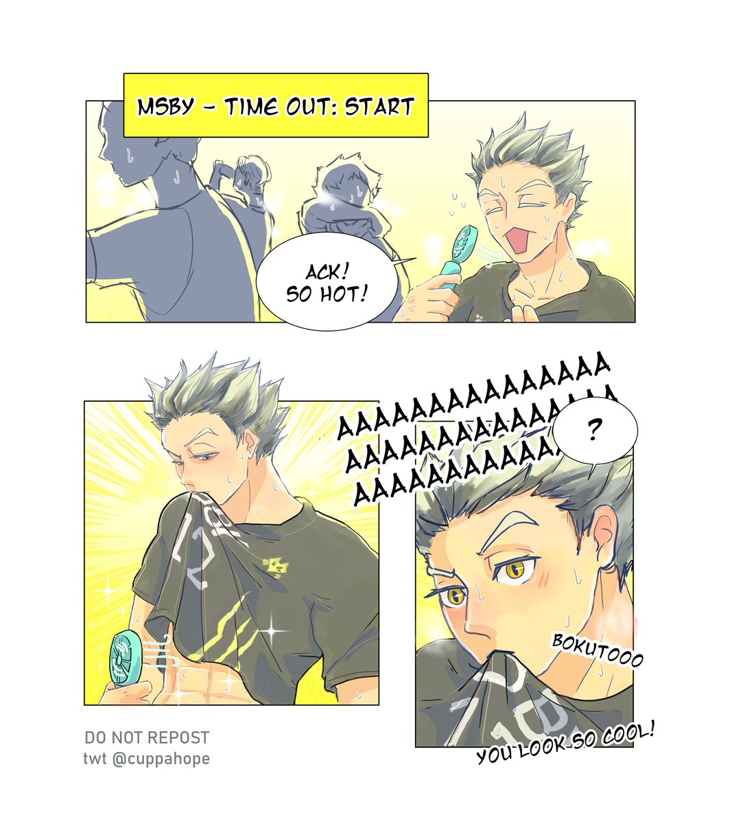 #BOKUAKA: bokuto koutarou doesn't sweat, ?? ????????.

#haikyuufanart #msby 