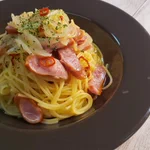 簡単で美味しい!これにつきます。「レンジソーセージのペペロンチーノ」
