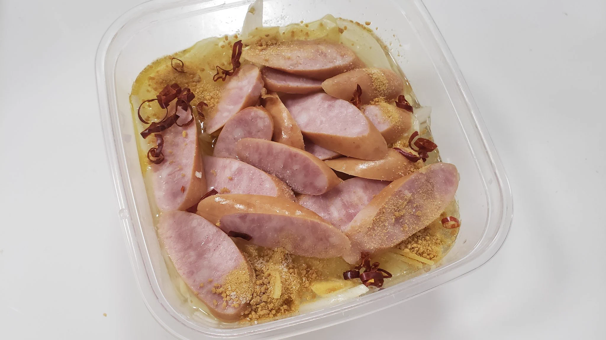 簡単で美味しい！！これにつきます。「レンジソーセージのペペロンチーノ」
