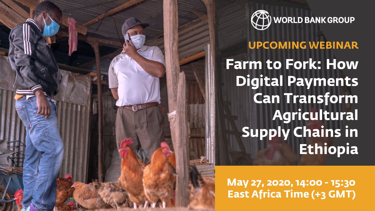 Sammytesfu's tweet photo. Can digital payment systems help agribusiness firms mitigate #COVID19’s impact and transform agricultural supply chains? Join @WorldBank and @IFC_org to hear about examples from #Ethiopia &amp; #Kenya. Register at https://t.co/9I3W9cb5r2 #DigitalAgri https://t.co/1zbzJj2zXm