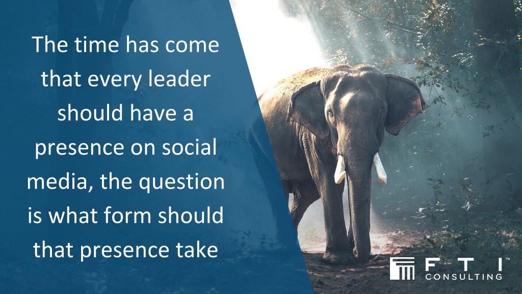 FTI_SC's tweet photo. #SocialMedia has transformed the way leaders communicate. From our work with executives across the #FTSE100 &amp; #SP500, we’ve developed a unique approach to creating engagement for business leaders. Find out how you can transform your presence here: https://t.co/2NL0EzAgy3 https://t.co/bqq6aJ4ExN