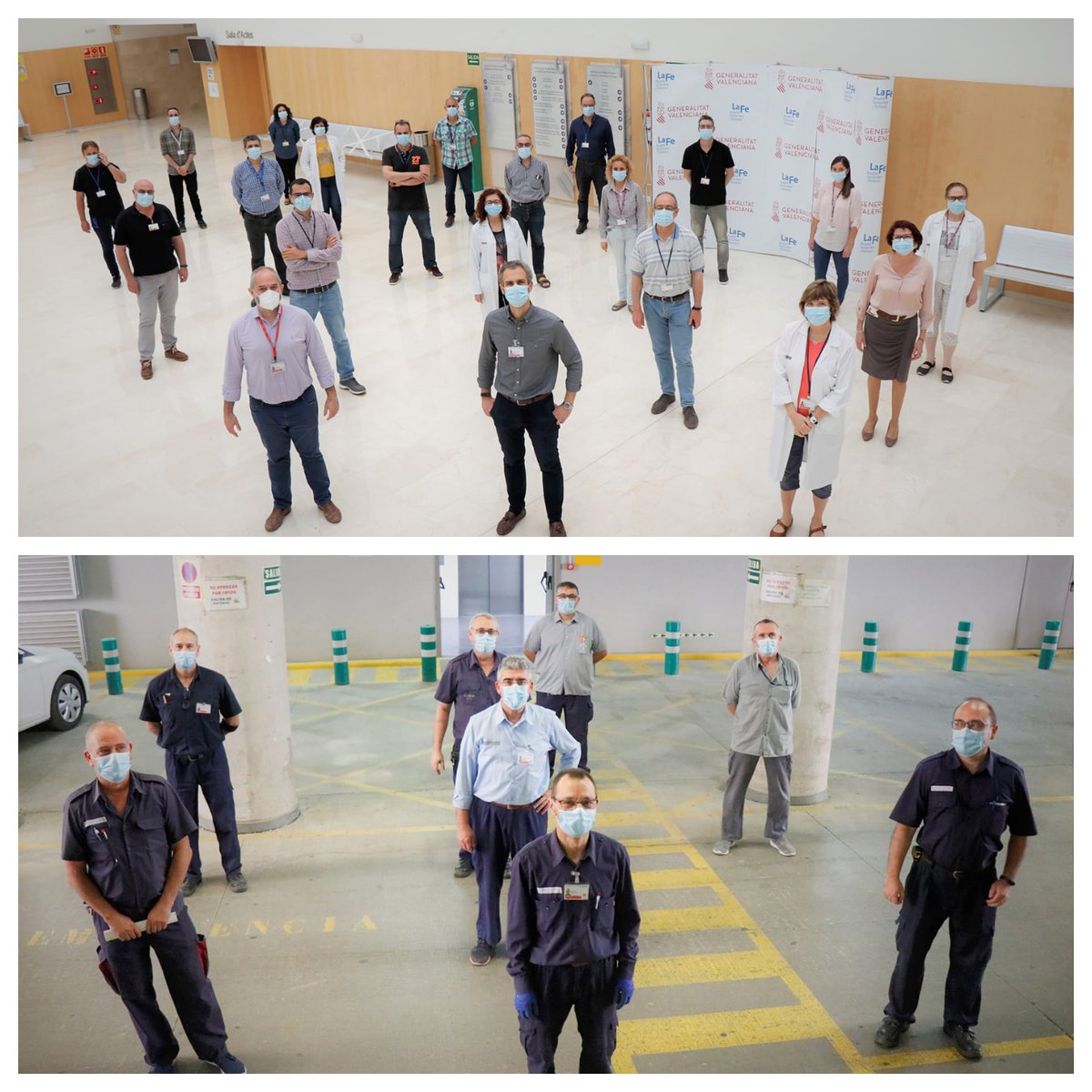 🏥Desde el <a href="/HospitalLaFe/">HospitalLaFe</a> queremos agradecer el trabajo diario del equipo de #Mantenimiento e #Ingeniería en estos momentos de lucha contra la pandemia. Su labor se hace fundamental para combatir la #COVID19. Un fuerte aplauso👏👏 #CadaPersonaSumaLaFe #DepartamentLaFe