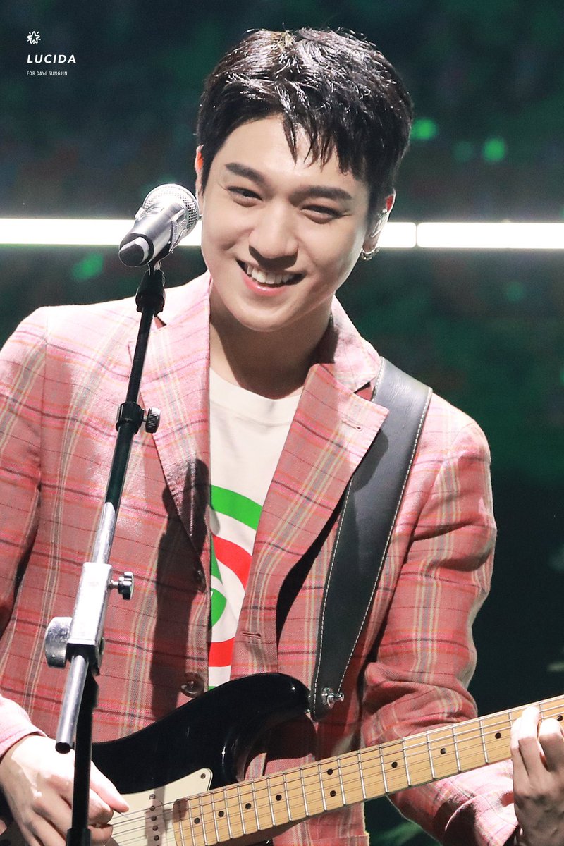 When God created him, i bet He added too much smile powder on him. We can't resist Sungjin's smile, right yeorobun?!!!