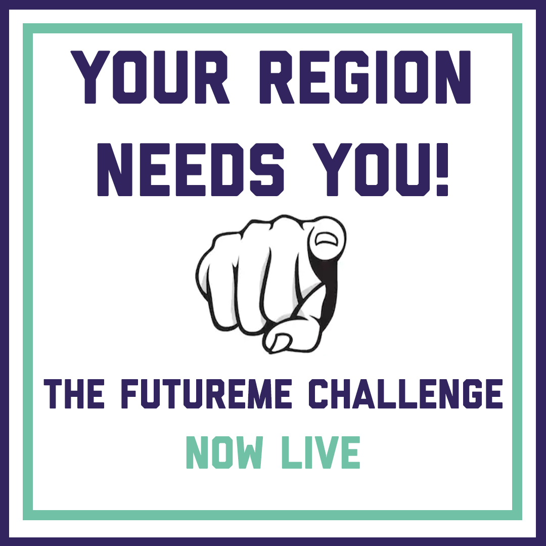 futureme_ne's tweet photo. The FutureMe Challenge is NOW LIVE to students in years 9-13 across the North East. We need your help to design a digital advert to encourage more young people in the region to go on to higher education. To see more information visit: https://t.co/htN7HG3LUa

#FutureMeChallenge https://t.co/WHNn5sYDxU