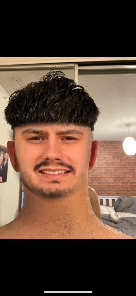 When the mrs fucks your hair up just turn your face around #lockdownhaircut