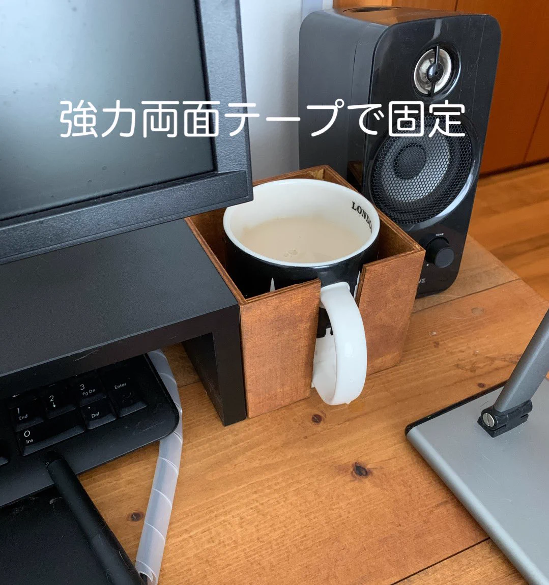 ネコにコップを倒されないようにミニ木箱を作成！？実際に使ってみた結果www