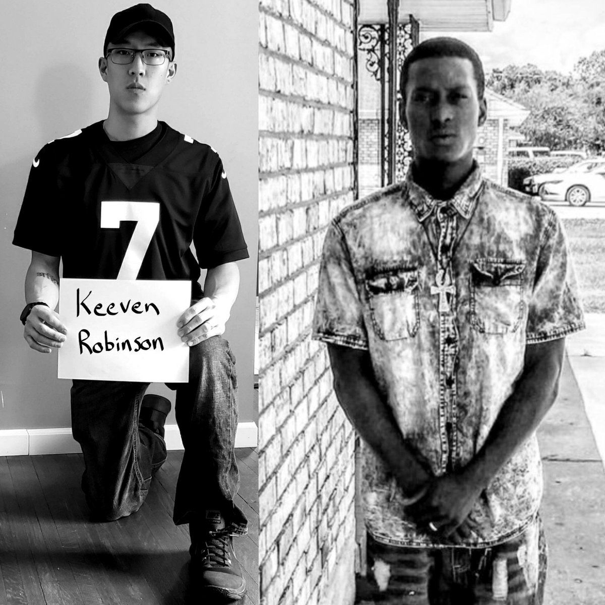 TheAntiCarnist's tweet photo. #KeevenRobinson was asphyxiated by #JeffersonParishsheriff’s deputies #DavidLowe, #JasonSpadoni, #JustinBrister, & #GaryBordelon & #KilledBypolice 2 years ago May 10th
#NoJusticeNoPeace till they #StopKillingUs
#ImWithKap #ImWithReid I'm #TrueTo7 and I will ALWAYS #TakeAKnee https://t.co/fQb0HMBCkm