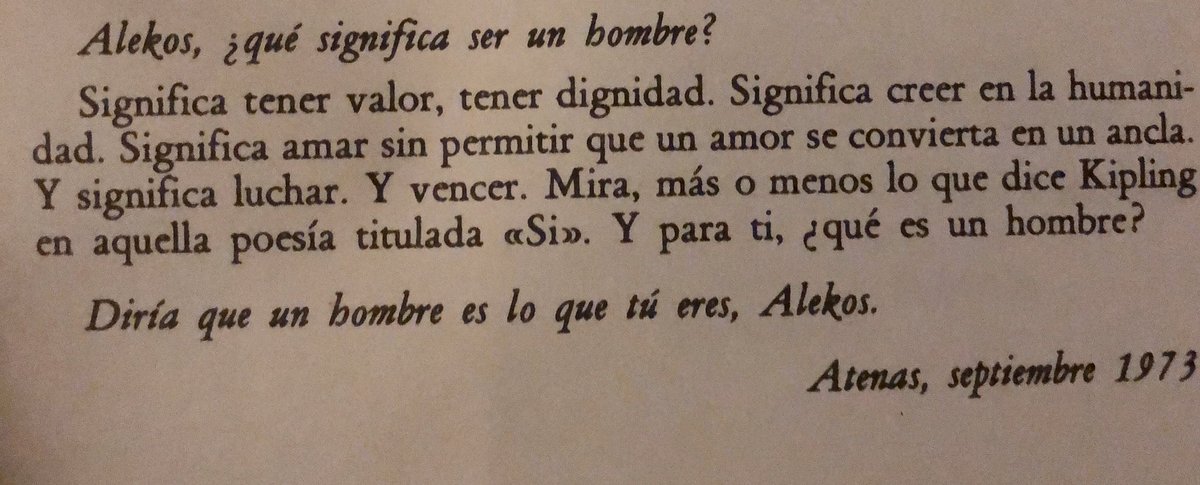 Oriana Fallaci, Entrevista con la historia.
Entrevista a Alekos Panagulis