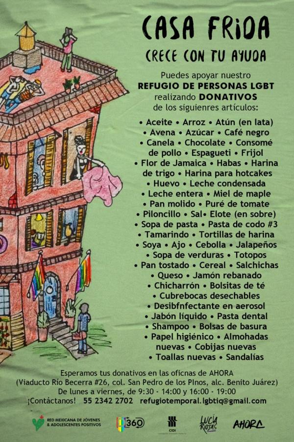 ¡Khermoso! Mis comadres de @CasaFrida2 abren sus puertas a la comunidad LGBT y mujeres en situación vulnerable ante emergencia sanitaria, y clara, nosotras también podemos ayudars. Acá les cuento el chisma, comadres #LasAmamas bit.ly/3bKBtb6