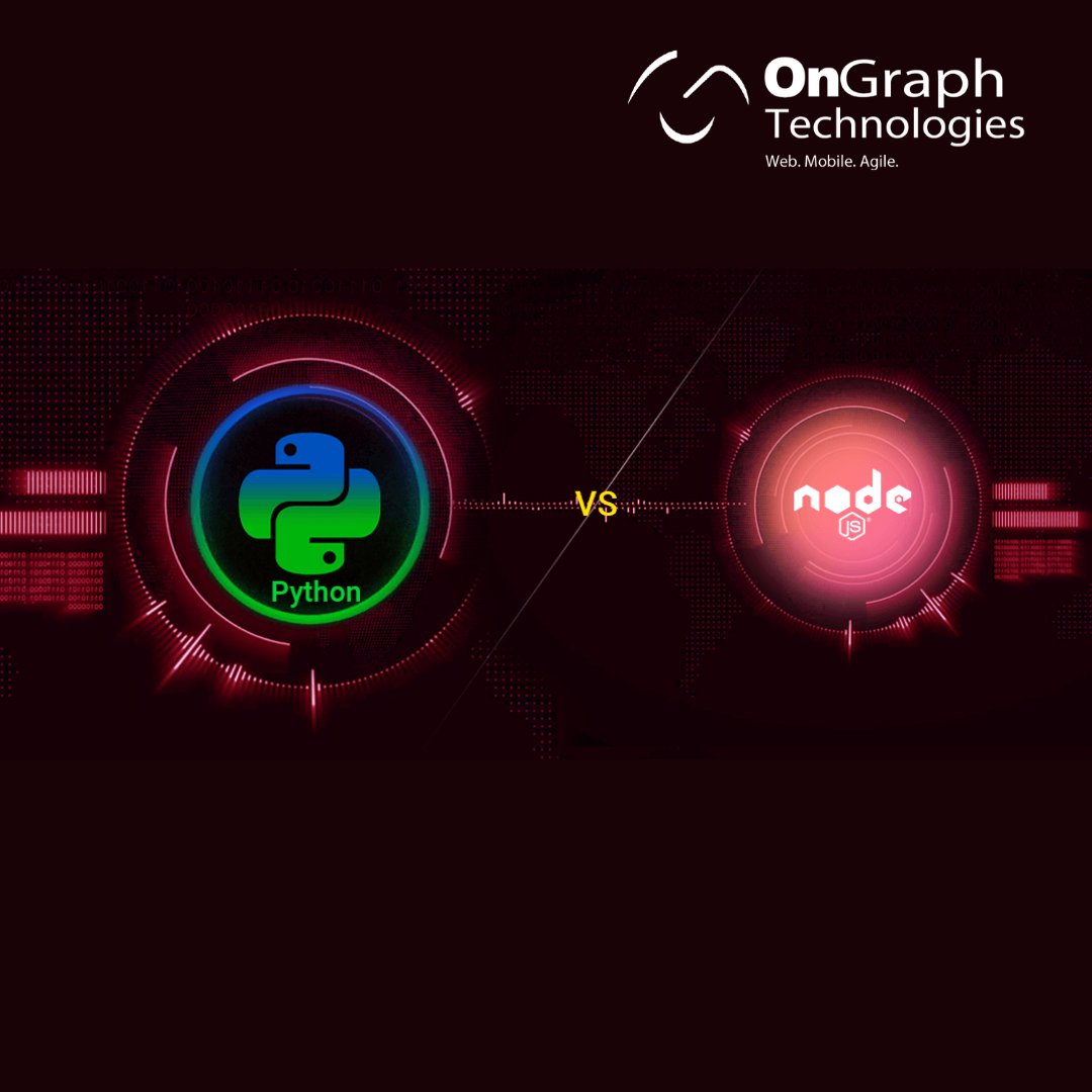 OnGraph's tweet image. Selecting the technology for your next application is not easy.
We have compared the two most popular backend technologies #Nodejs & #Python to help you take your pick
Read here, bit.ly/3cLtiwx
#pythonsoftwaredevelopment #ongraphtech #programming #nodejs #javascript