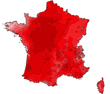 edebalmann's tweet photo. Ceci n'est pas une carte de déconfinement... #vaguedechaleur #quandlameteofaitflipper https://t.co/MAp4HVUlAQ